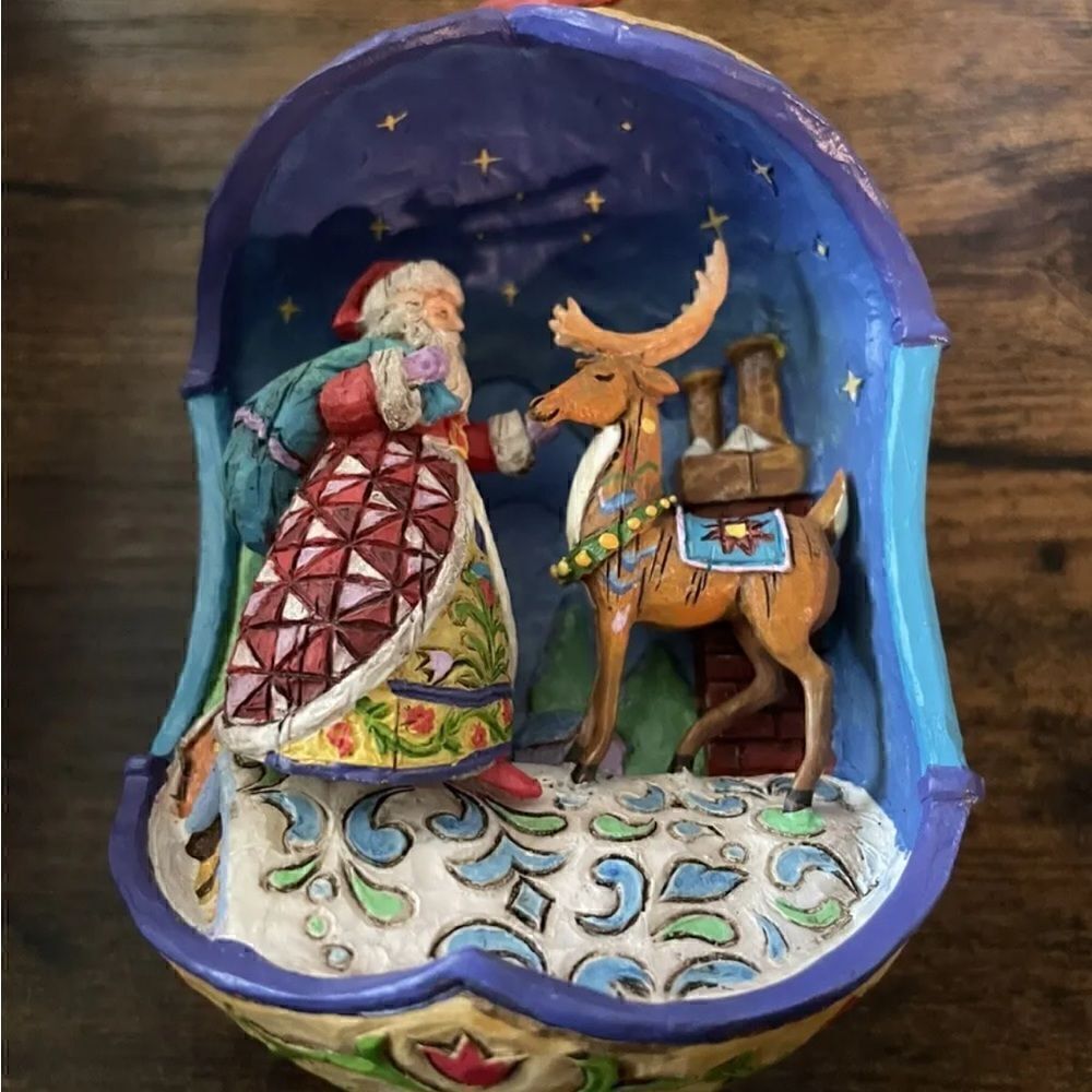 Danbury Mint 2007 "Up On The Rooftop" Annual Ornament by Jim Shore